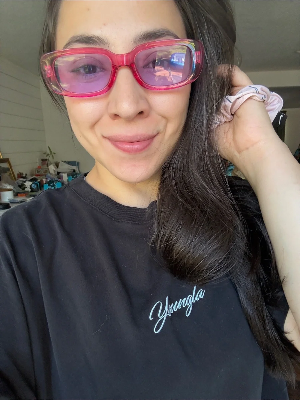 Pink Cute Sunglasses